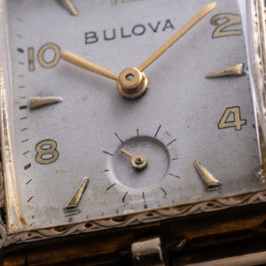 1950 Rare Bulova Flip Top "Secret Photo" 10K Gold Filled