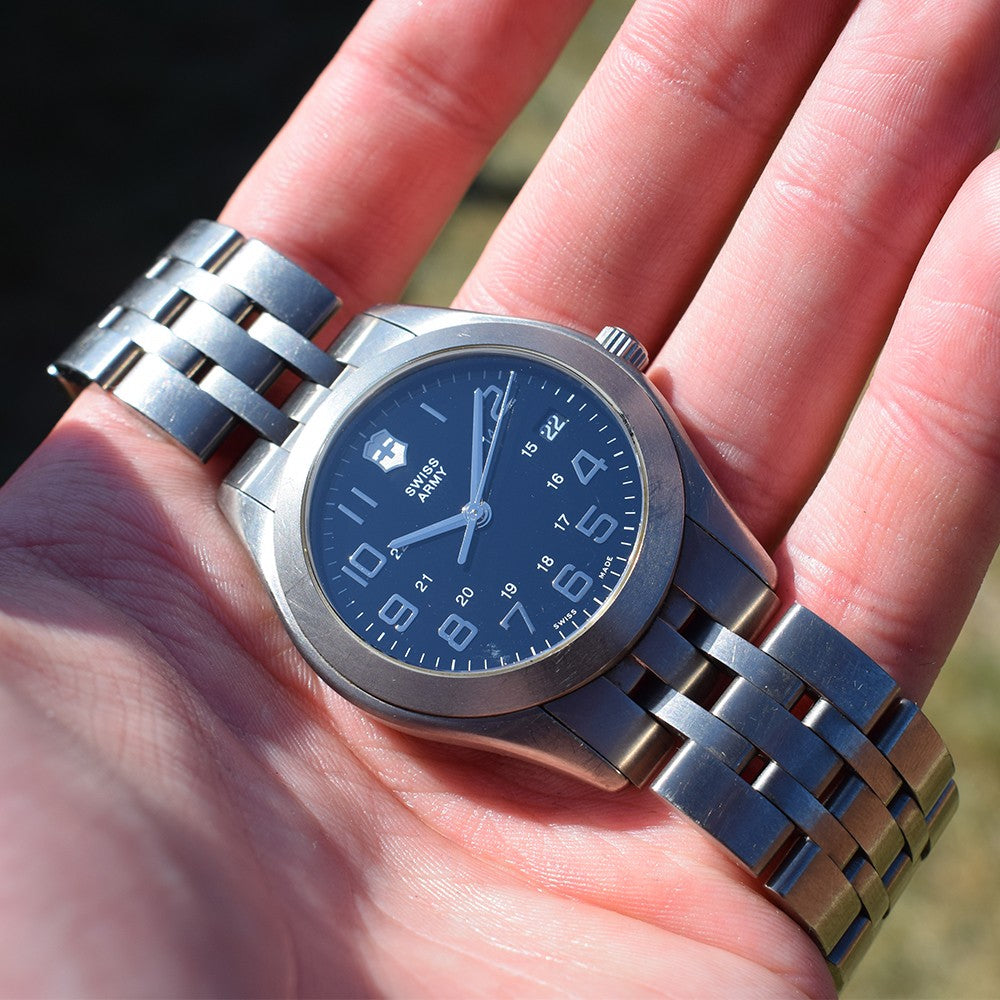 Titanium Victorinox Swiss Army Watch