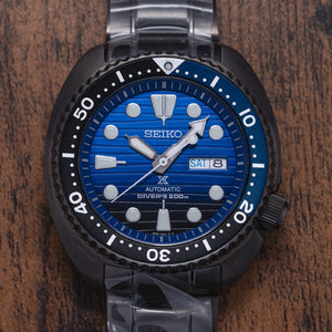 Seiko turtle save the best sale ocean black