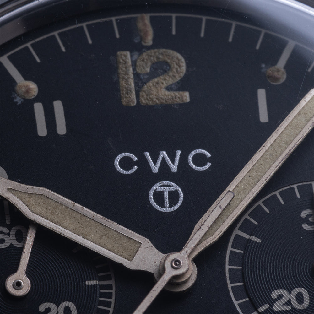 1980 CWC RAF Pilots Chronograph 6BB Valjoux 7733