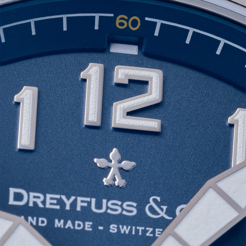 2018 Dreyfuss & Co. Serial 1924 Automatic Blue Dial
