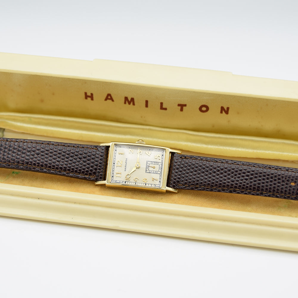 1943 Hamilton 14ct Gold "Cambridge" with Box