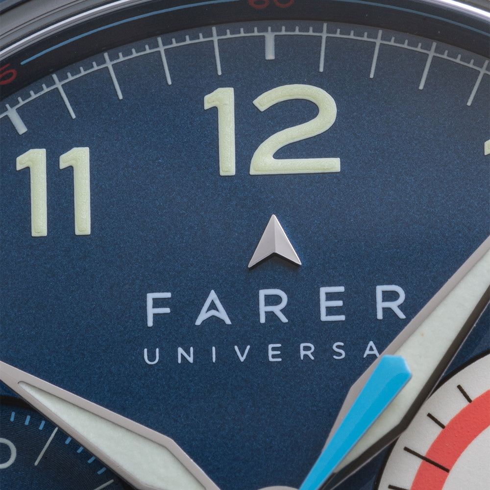 2020 Farer Cresta Hand-Wound Chronograph Blue