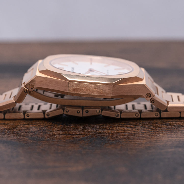 2021 D1-Milano Ultra Thin Rose Gold Quartz UTBL09 34mm