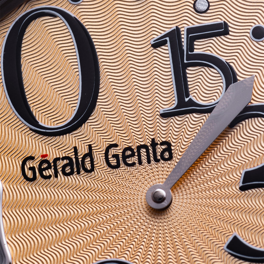 2004 Gerald Genta Jump Hour Retrograde REC.L.10 Box & Papers
