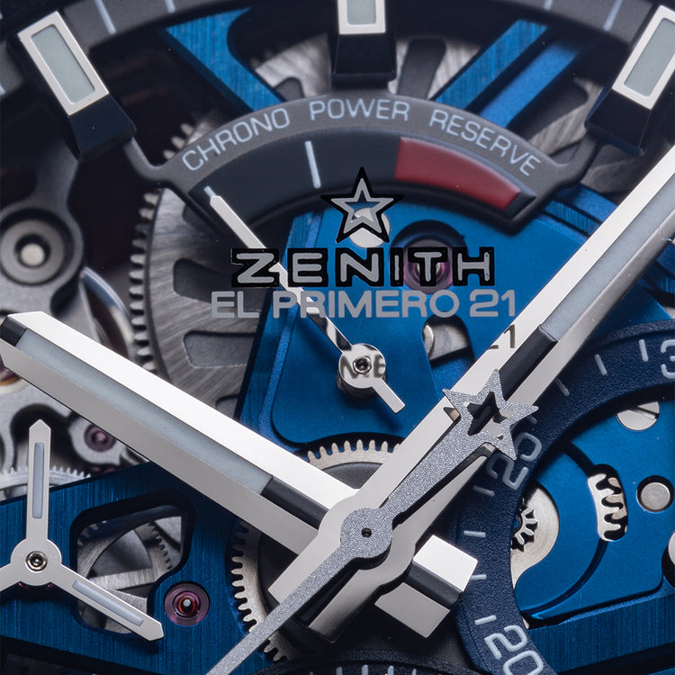 2020 Zenith Defy El Primero 21 Titanium Blue on Bracelet